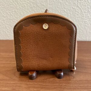 LC Lauren Conrad Card Wallet w/Scalloped Detailing